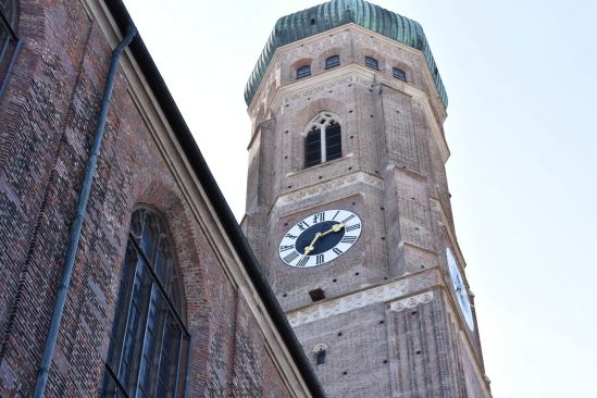 Northern Tower of Frauenkirche Cathedral in Munich