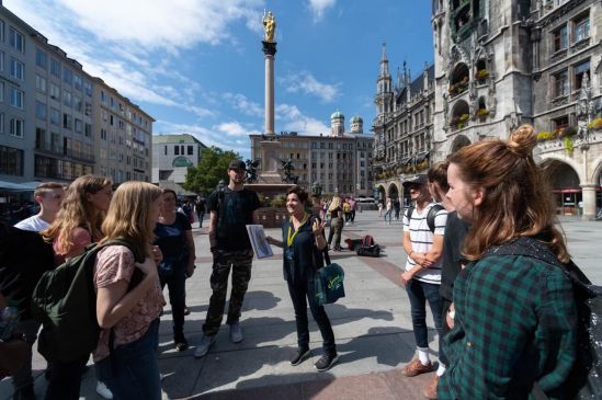 A Walking Tour in Munich Usually Starts at Marienplatz in Munich